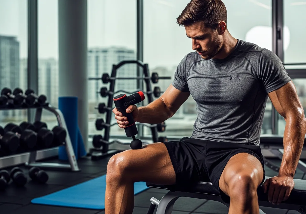 how massage guns actually help muscle recovery — complete science-backed guide to percussive therapy for athletes