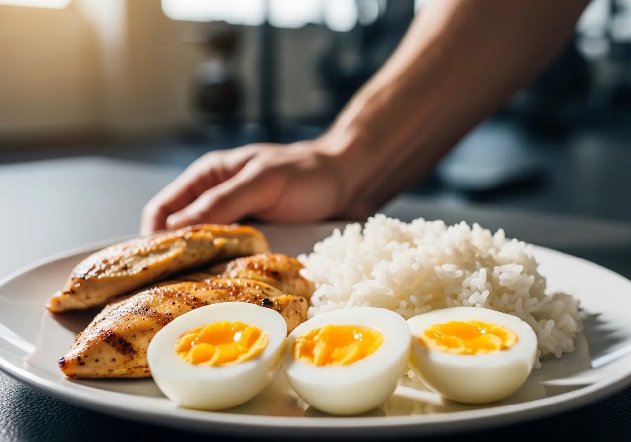  athlete preparing pre and post workout meals for optimal performance