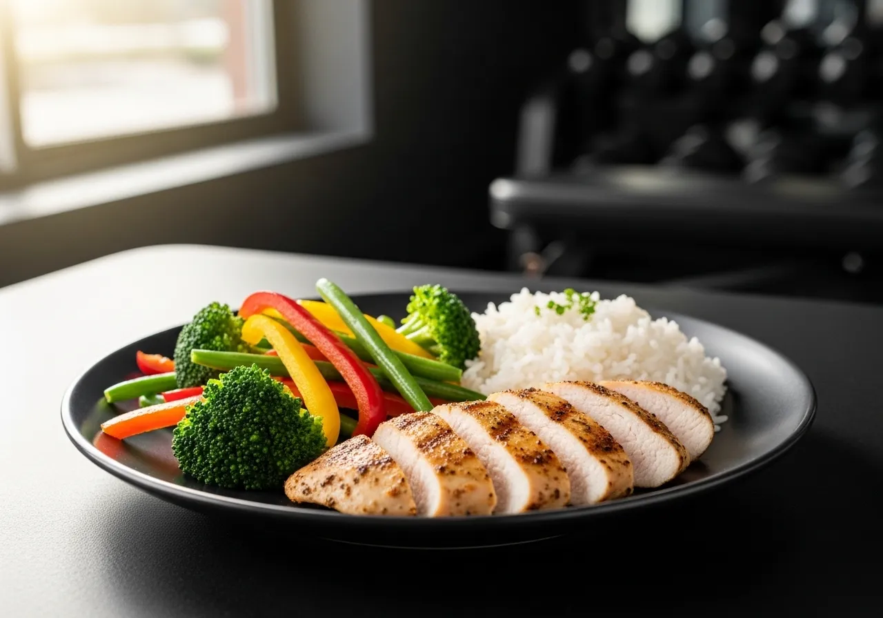  athlete training 5 days per week with structured muscle building program