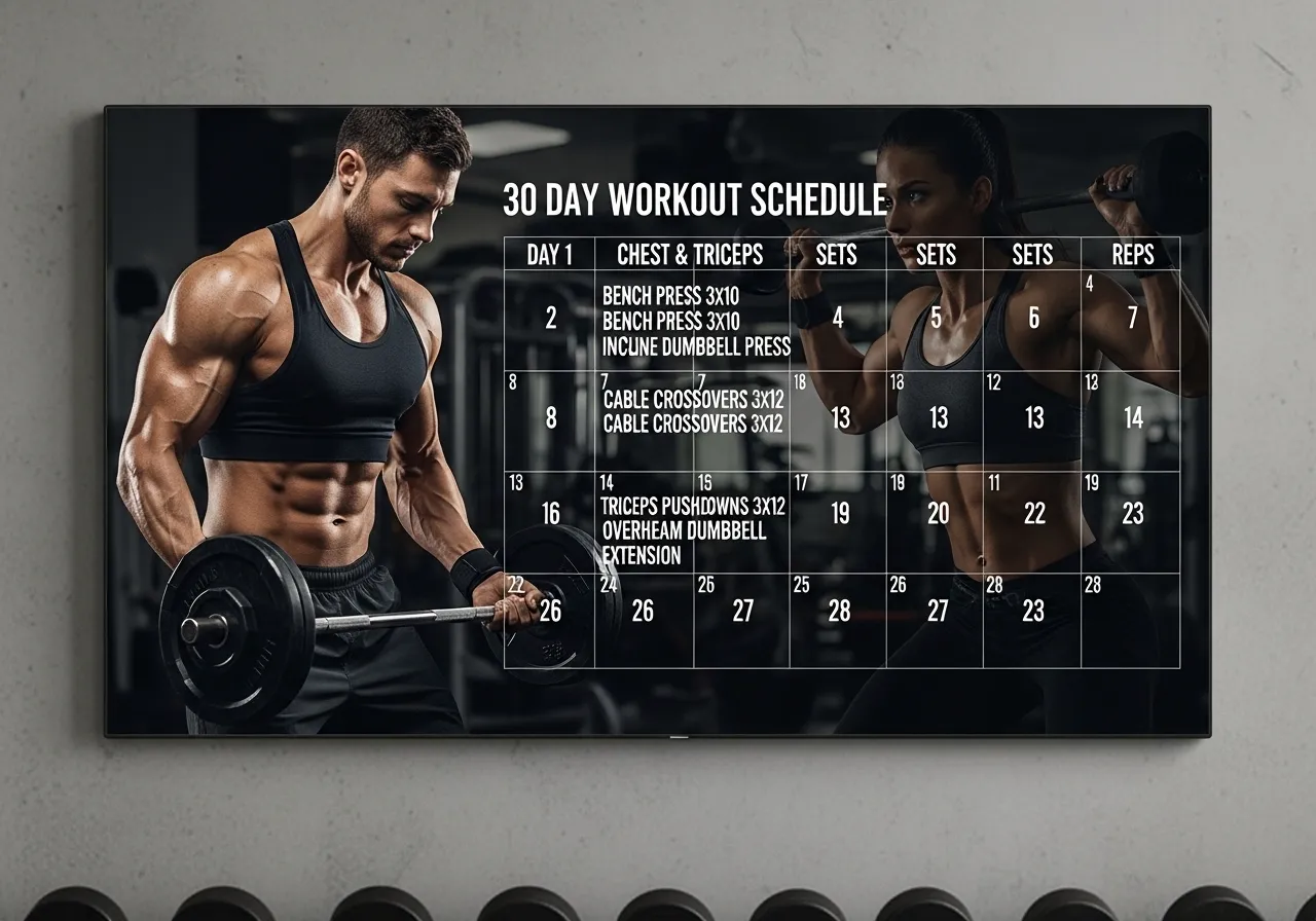  beginner doing bodyweight workout at home on yoga mat with no equipment