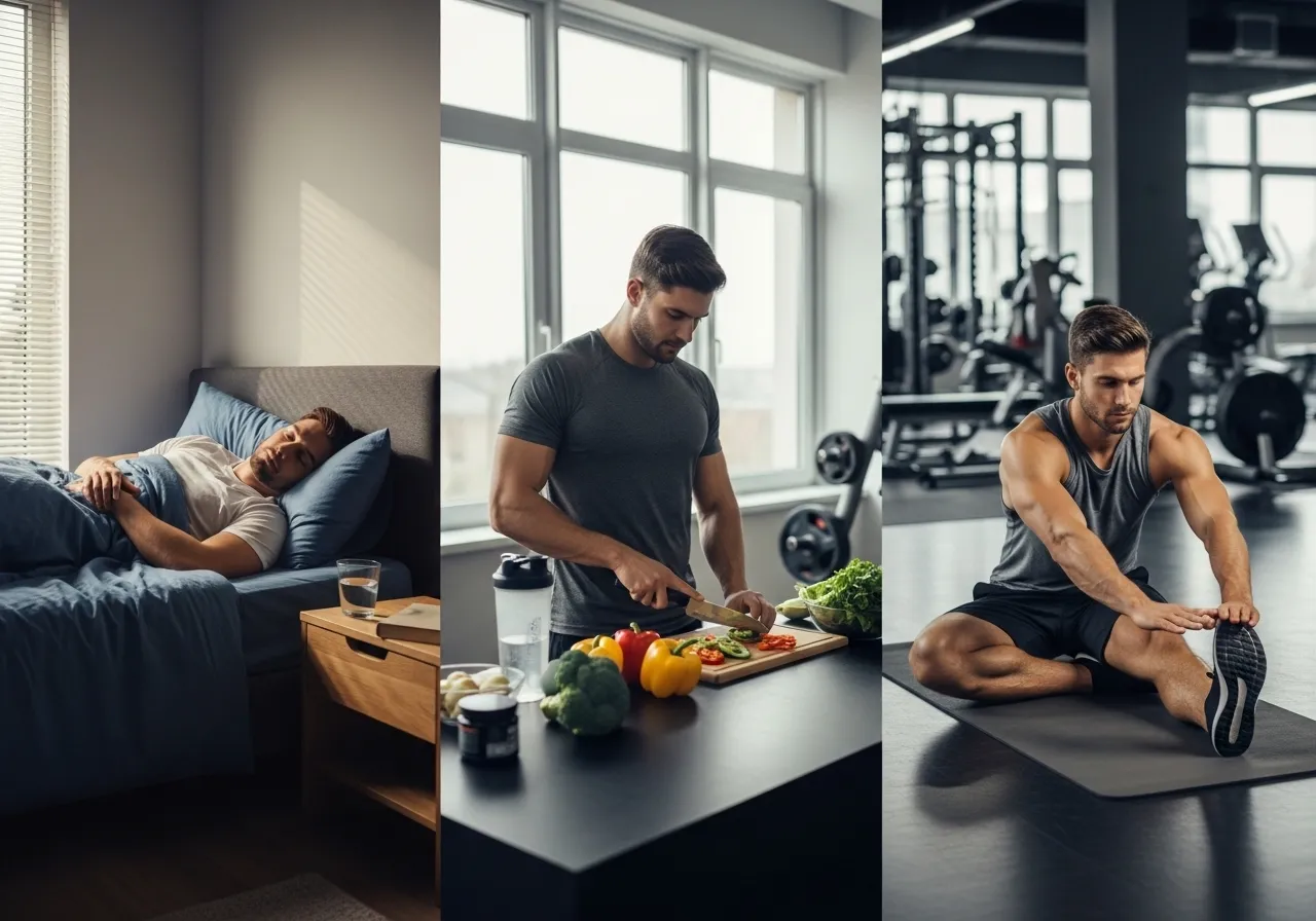  consistent athlete never skipping workout with strong disciplined mindset