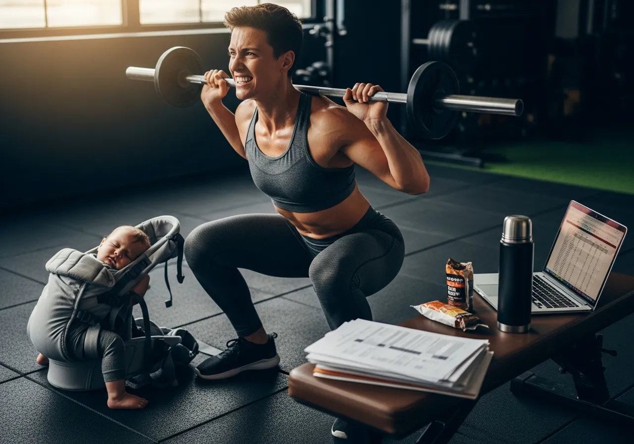  consistent athlete never skipping workout with strong disciplined mindset