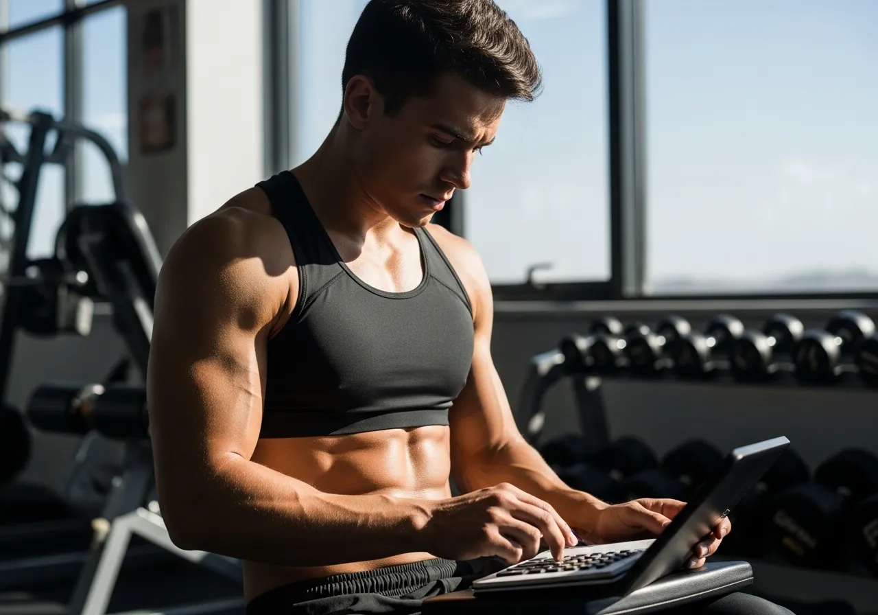  organized weekly meal prep containers with high protein meals in fridge