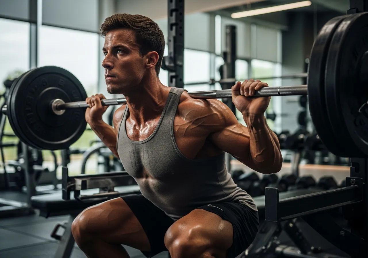  person weighing benefits and risks of daily workout routine