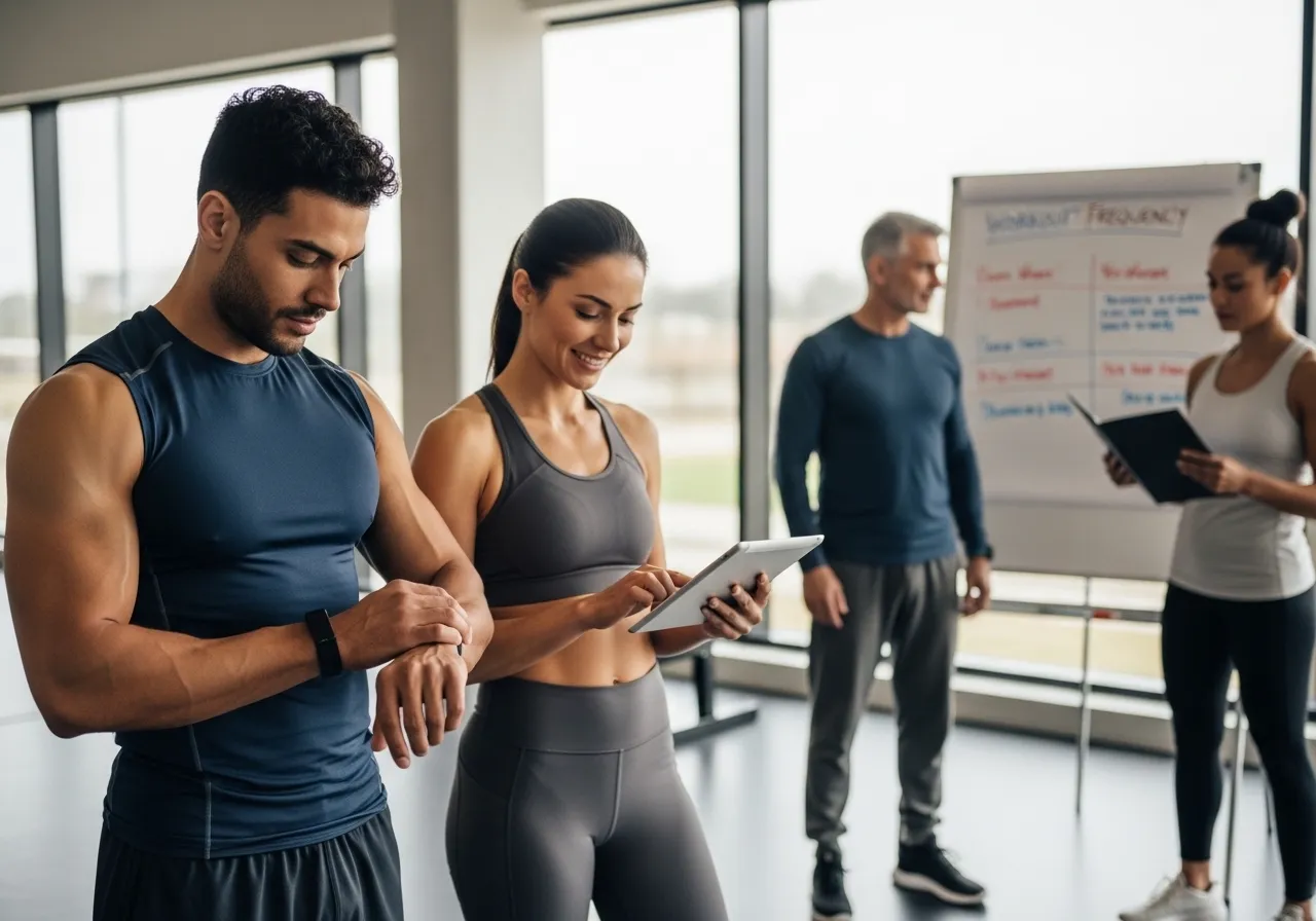  person weighing benefits and risks of daily workout routine