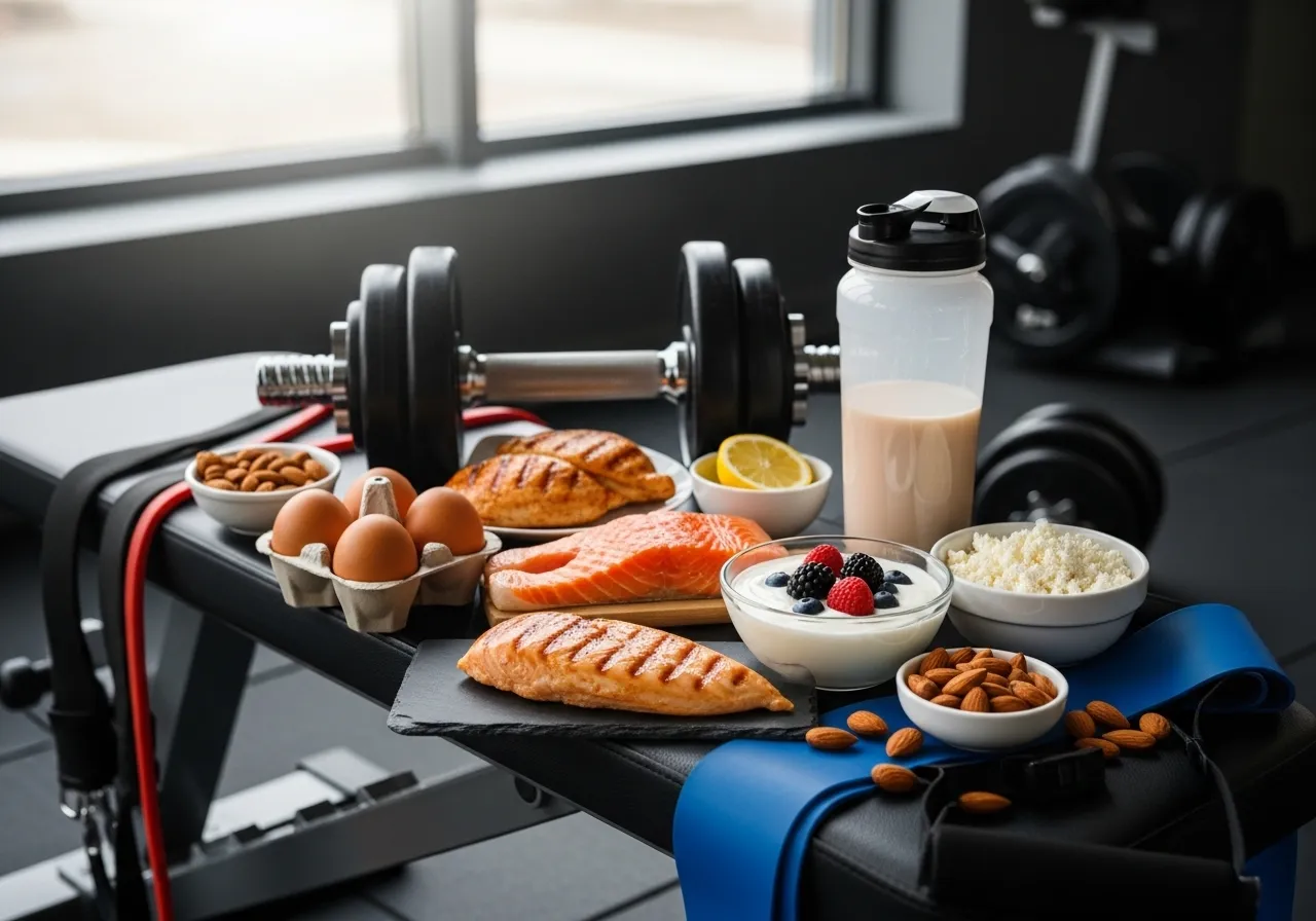  protein foods stimulating muscle protein synthesis after strength training