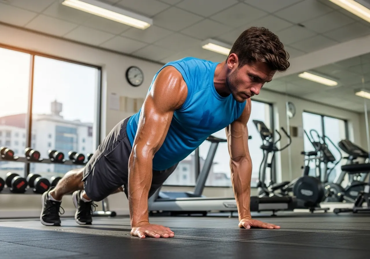  traveler maintaining fitness mindset and workout routine while away from home