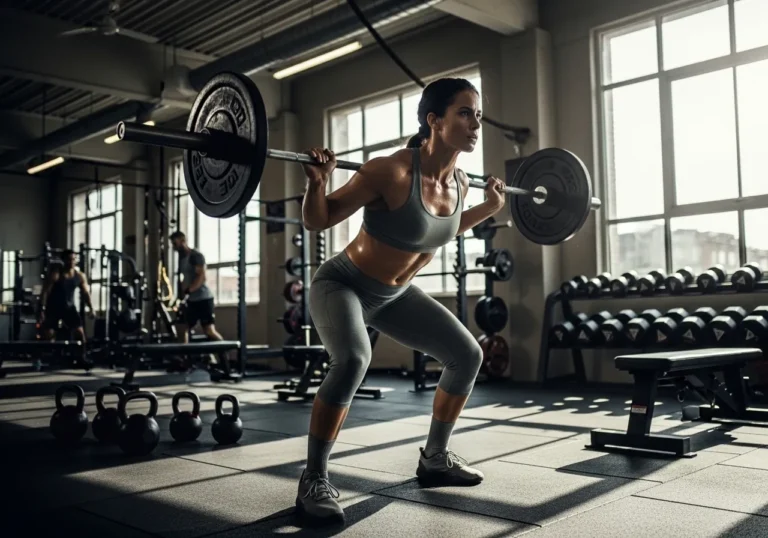 45-minute full body gym workout for intermediate level