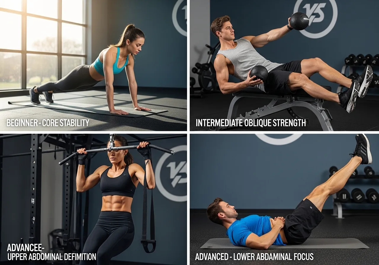 ab training variations for different goals and fitness levels