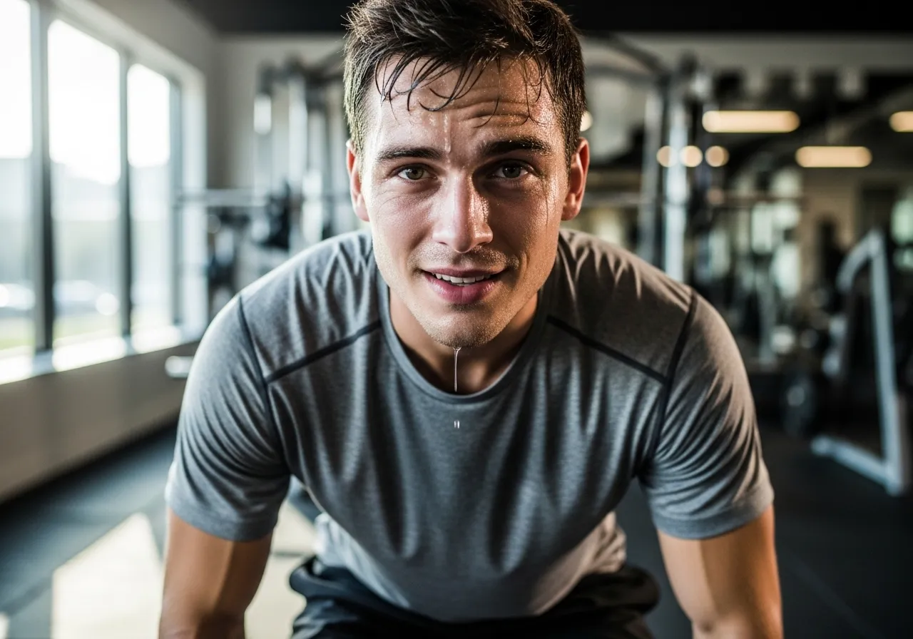 beginner exhausted but motivated after first month of working out