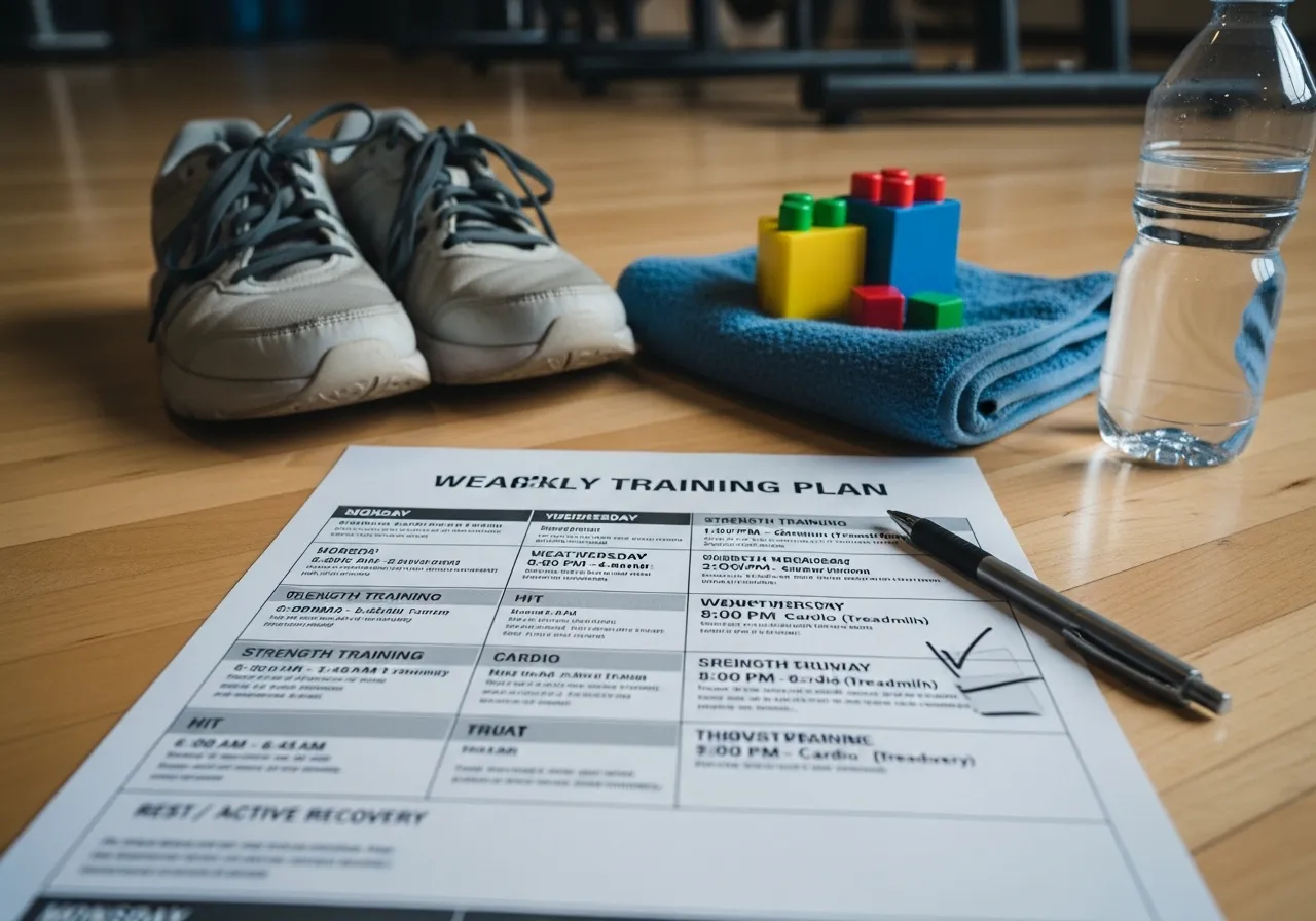 building a realistic weekly training plan as a parent
