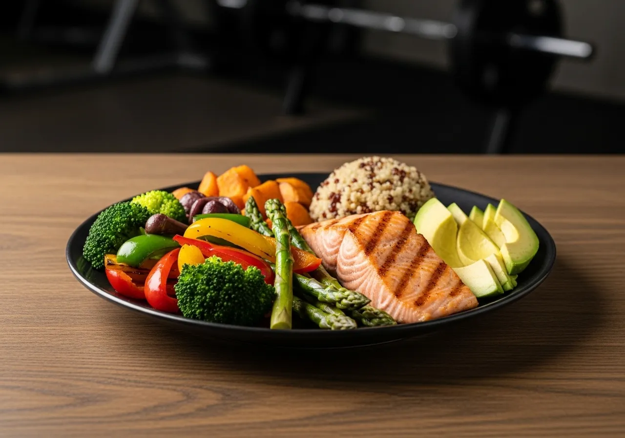 calorie targets protein intake tracking tools fat loss nutrition plan, professional fitness photography, natural gym lighting, high-detail, sharp focus, photorealistic, authentic and motivating atmosphere