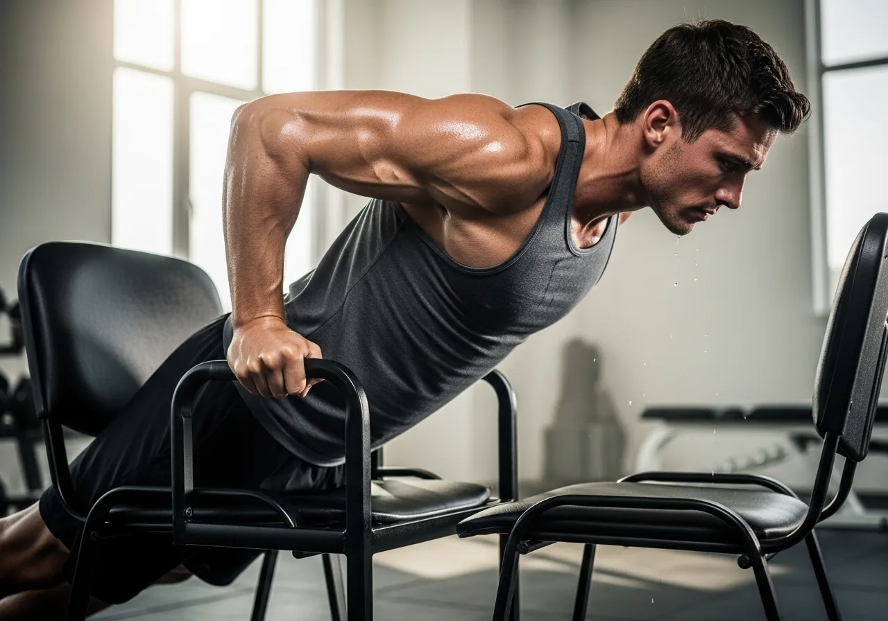 chest isolation exercises without equipment