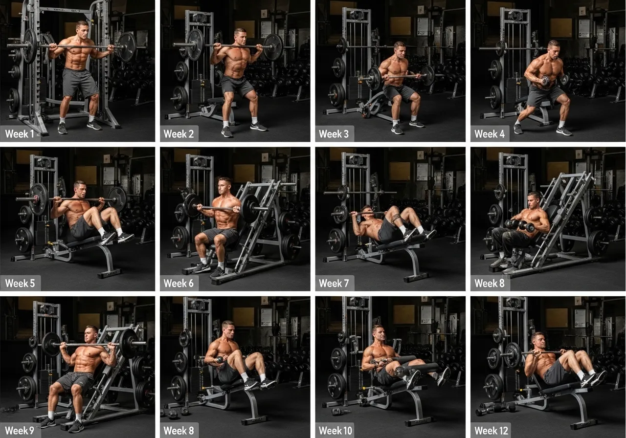 complete leg day programming for 12 weeks