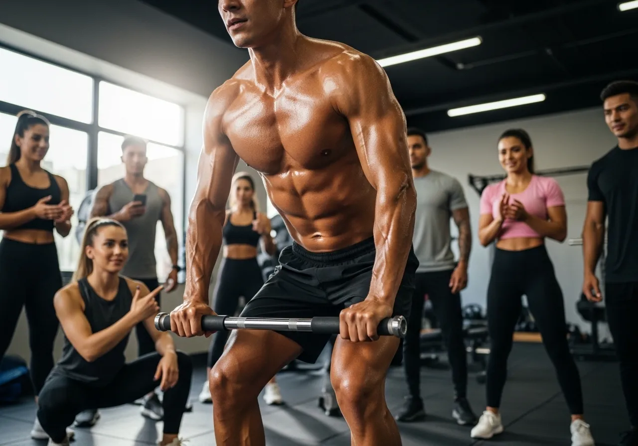 fitness community and support system helping person stay consistent with goals