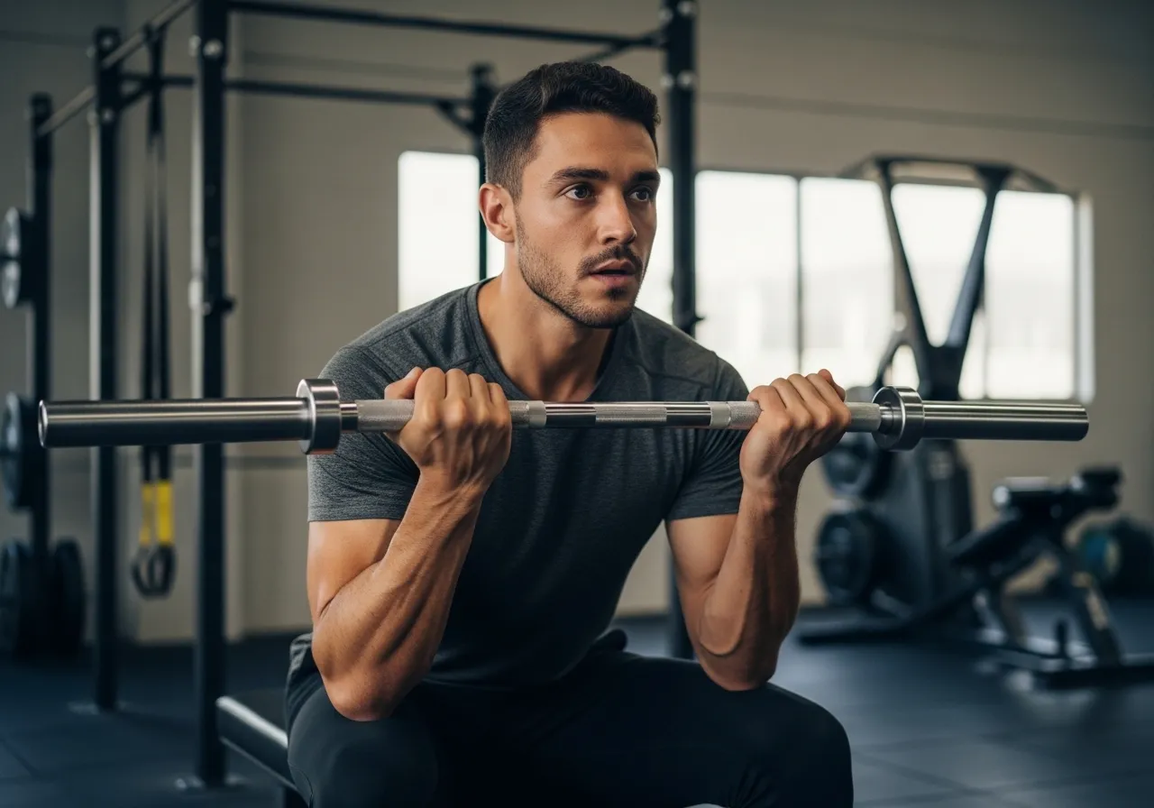 genuine advantages of working with a personal trainer, professional fitness photography, natural gym lighting, high-detail, sharp focus, photorealistic, authentic and motivating atmosphere