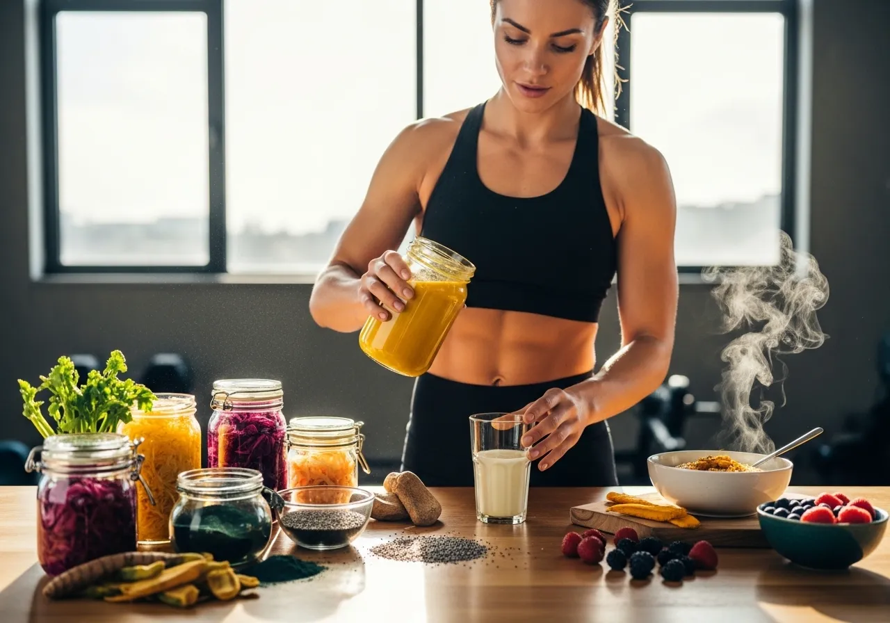 green vegetables and healthy fats spinach avocado almonds walnuts superfoods, professional fitness photography, natural gym lighting, high-detail, sharp focus, photorealistic, authentic and motivating atmosphere