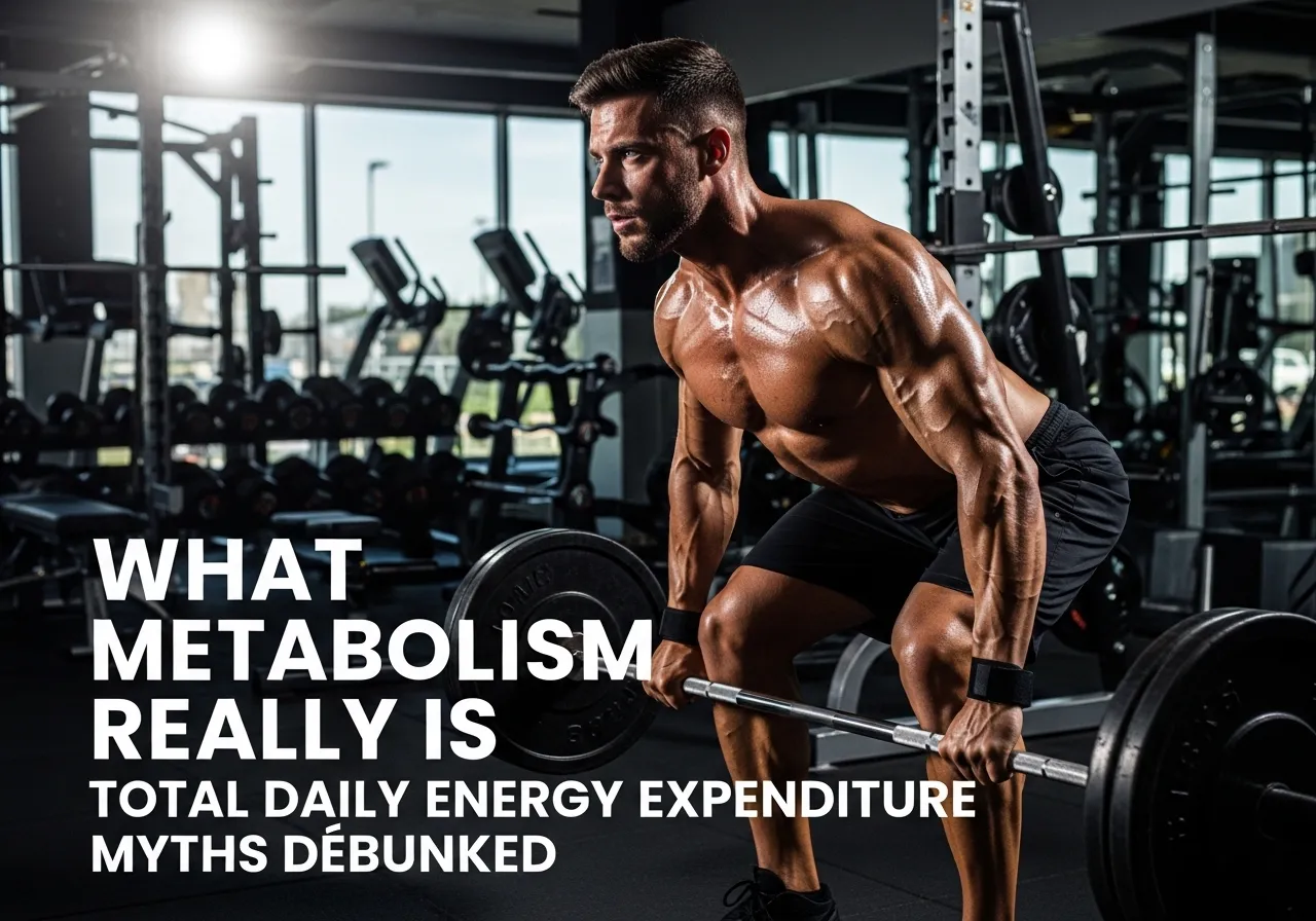 how to boost your metabolism naturally complete evidence-based guide, professional fitness photography, natural gym lighting, high-detail, sharp focus, photorealistic, authentic and motivating atmosphere