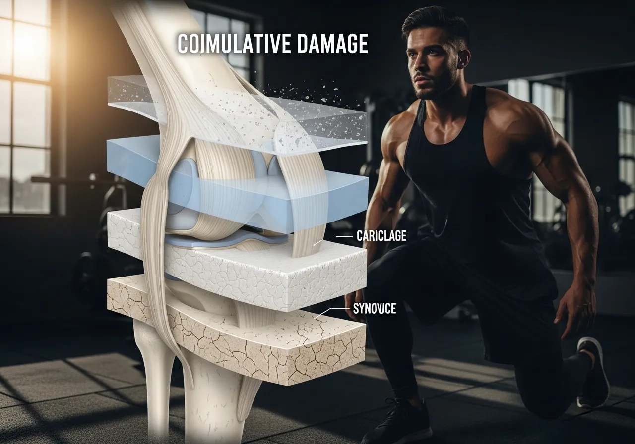 how to build injury resistant joints exercise and nutrition complete guide, professional fitness photography, natural gym lighting, high-detail, sharp focus, photorealistic, authentic and motivating atmosphere