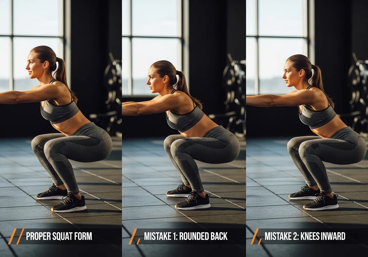 how to do squats properly (avoid these common mistakes)