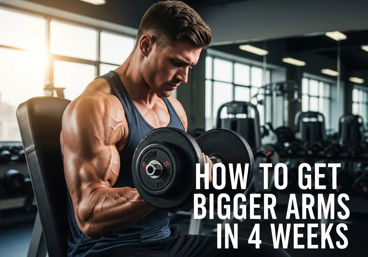 how to get bigger arms in 4 weeks