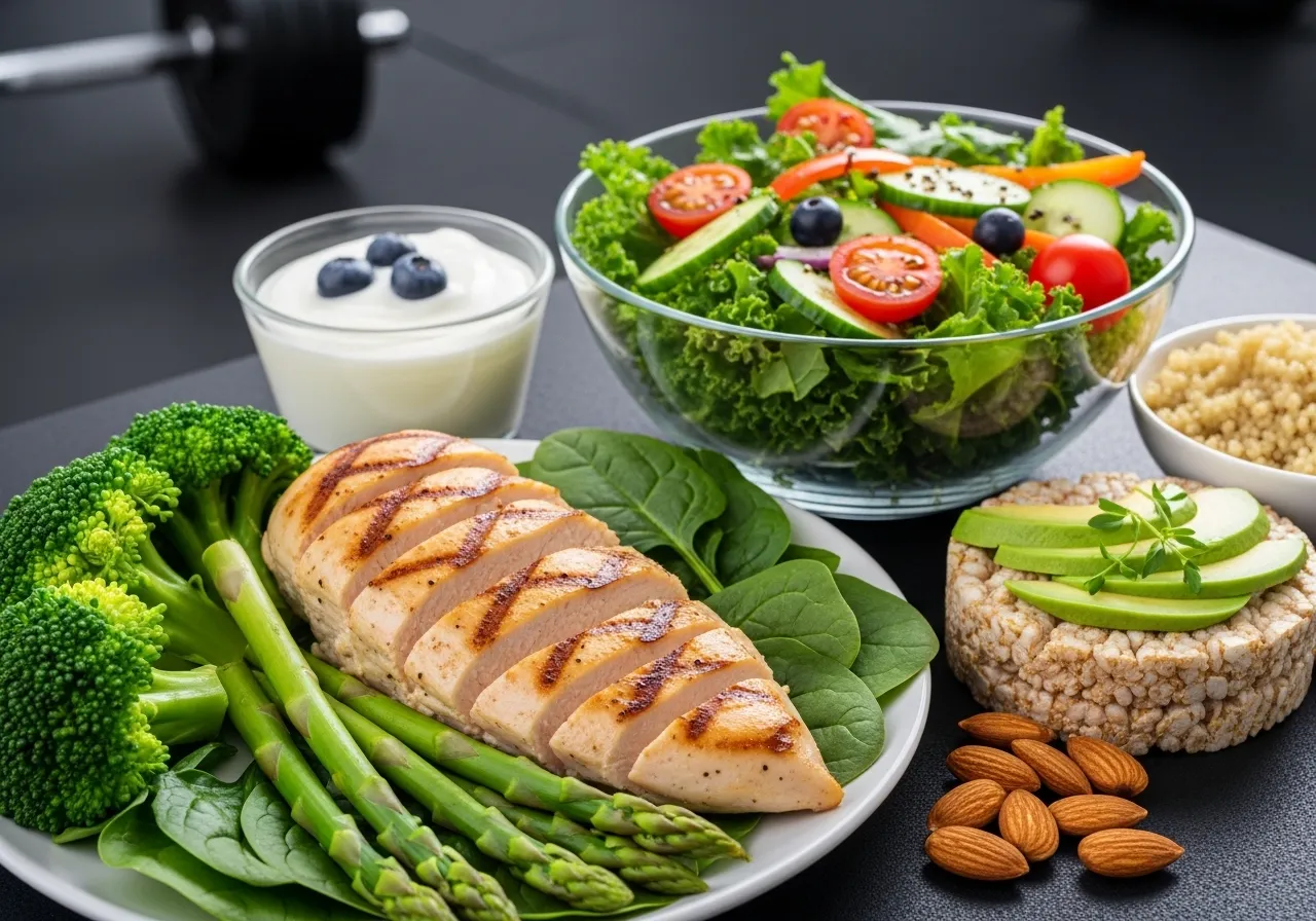  lean cutting diet foods including chicken vegetables and low-calorie options