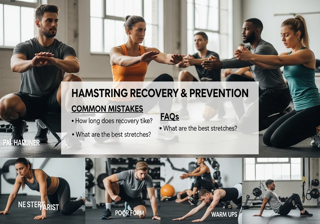 nutrition and sleep strategies that accelerate hamstring healing, professional fitness photography, natural gym lighting, high-detail, sharp focus, photorealistic, authentic and motivating atmosphere