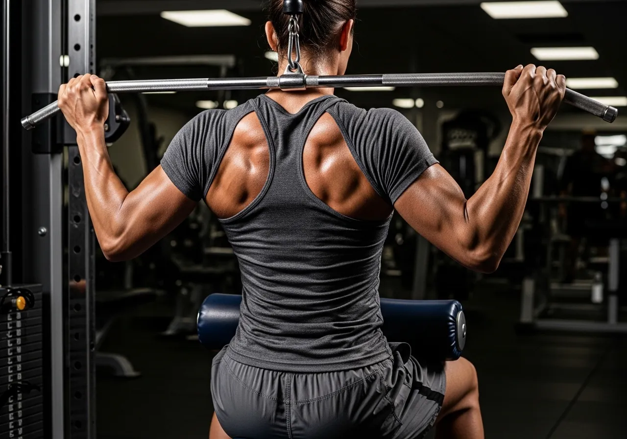  person confidently using gym equipment with proper etiquette knowledge