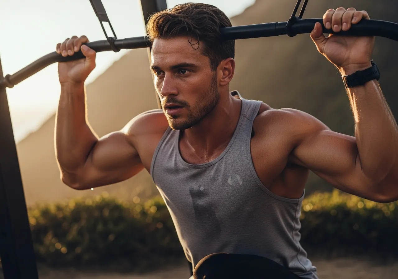 person making travel fitness a natural integrated part of their lifestyle