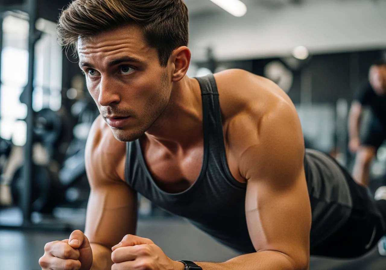  person starting with tiny 2-minute workout habit to build consistency