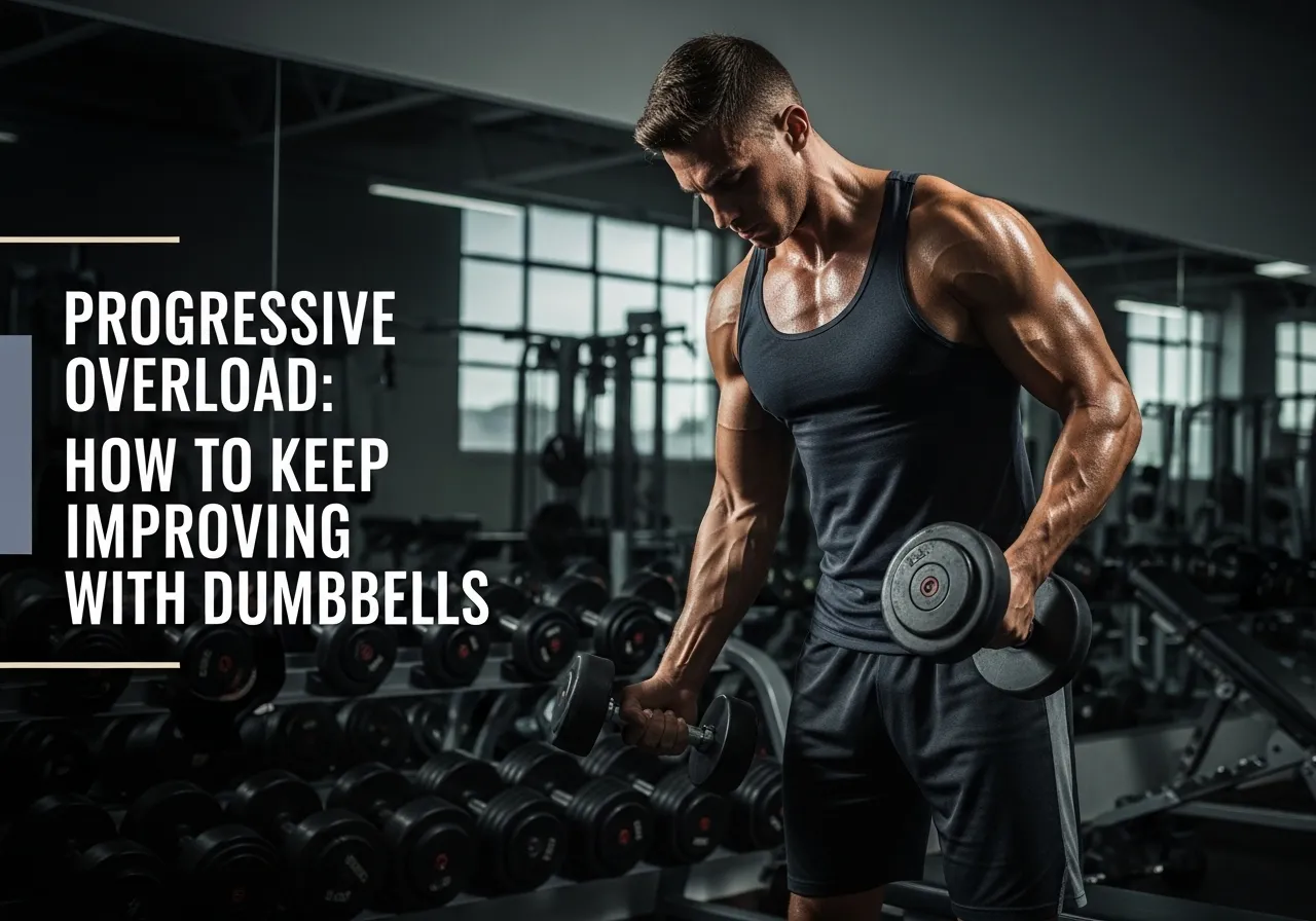 progressive overload: how to keep improving with dumbbells