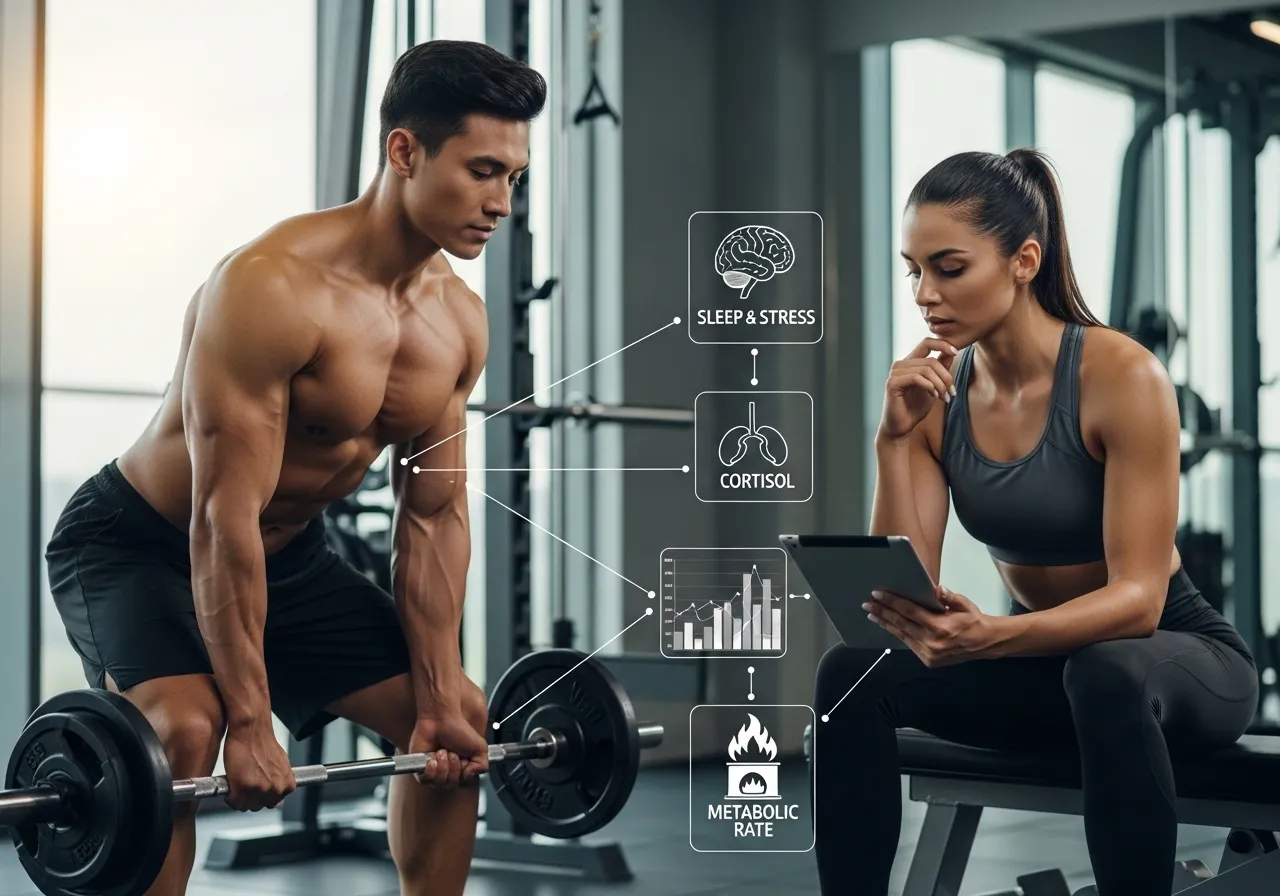 protein food choices thermic effect thermogenic foods circadian meal timing, professional fitness photography, natural gym lighting, high-detail, sharp focus, photorealistic, authentic and motivating atmosphere