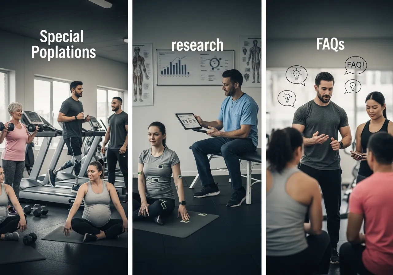 research, special populations, and faqs