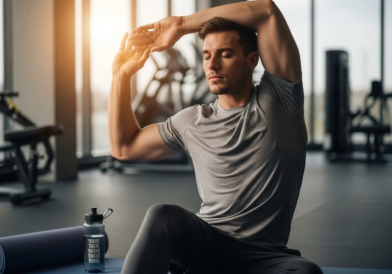 sleep the single most powerful anti-inflammatory habit for athletes, professional fitness photography, natural gym lighting, high-detail, sharp focus, photorealistic, authentic and motivating atmosphere