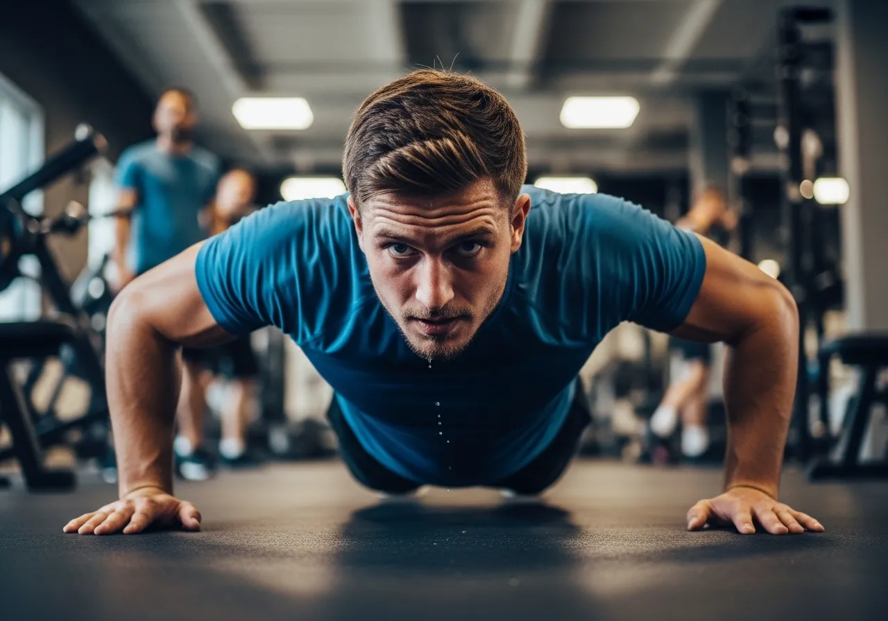 social accountability: using relationships to lock in consistency, professional fitness photography, natural gym lighting, high-detail, sharp focus, photorealistic, authentic and motivating atmosphere