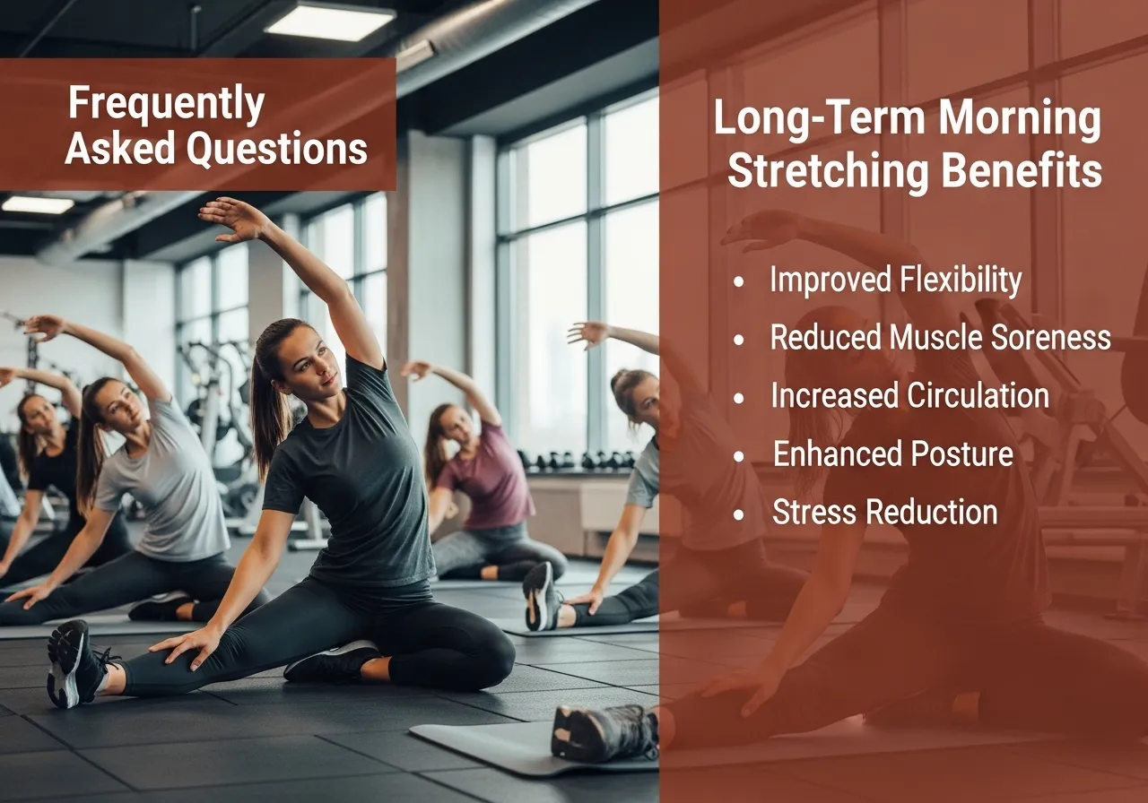 stretching science: static vs. dynamic vs. pnf — what the research says, professional fitness photography, natural gym lighting, high-detail, sharp focus, photorealistic, authentic and motivating atmosphere