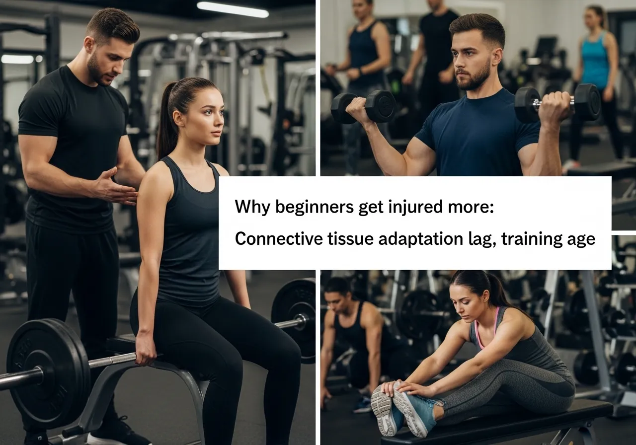 what every beginner should know about injury prevention complete guide, professional fitness photography, natural gym lighting, high-detail, sharp focus, photorealistic, authentic and motivating atmosphere