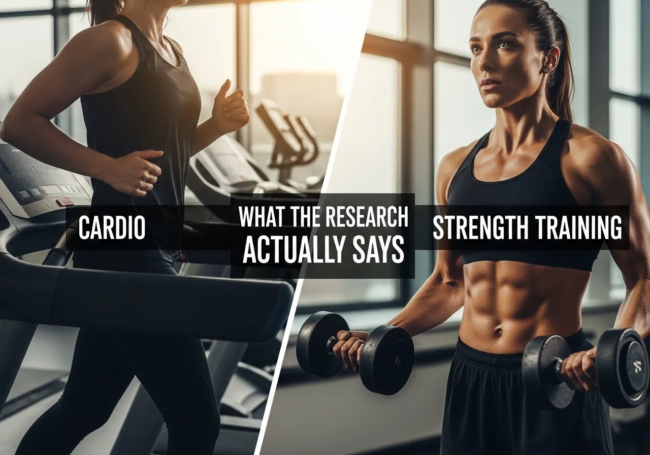 what the research actually says: cardio vs. strength training