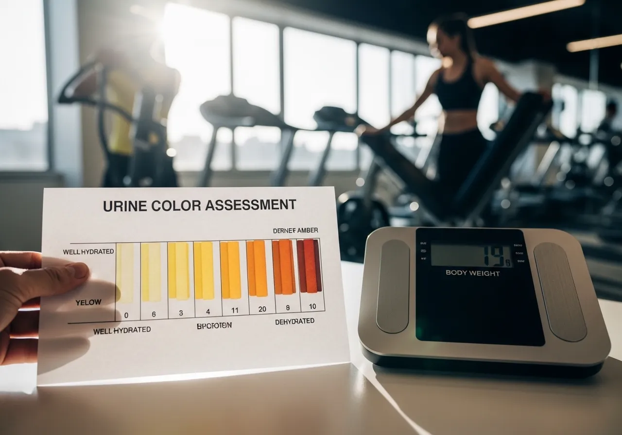 which injuries linked dehydration cramps tendons ligaments heat illness, professional fitness photography, natural gym lighting, high-detail, sharp focus, photorealistic, authentic and motivating atmosphere