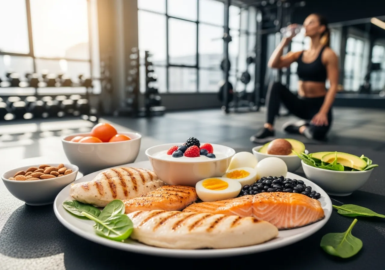 why belly fat is different — and why the right foods actually matter, professional fitness photography, natural gym lighting, high-detail, sharp focus, photorealistic, authentic and motivating atmosphere