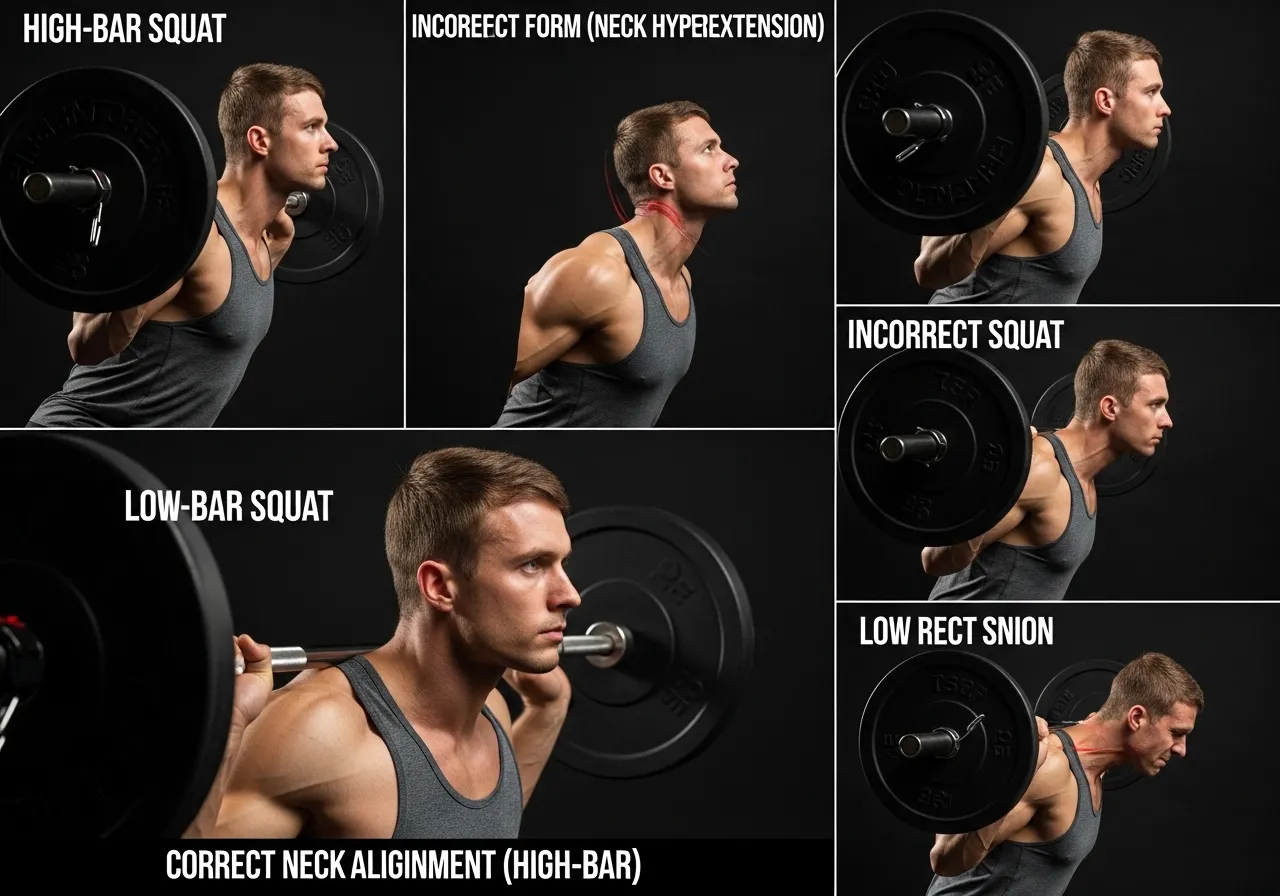why neck hurts after working out anatomy and forward head posture, professional fitness photography, natural gym lighting, high-detail, sharp focus, photorealistic, authentic and motivating atmosphere