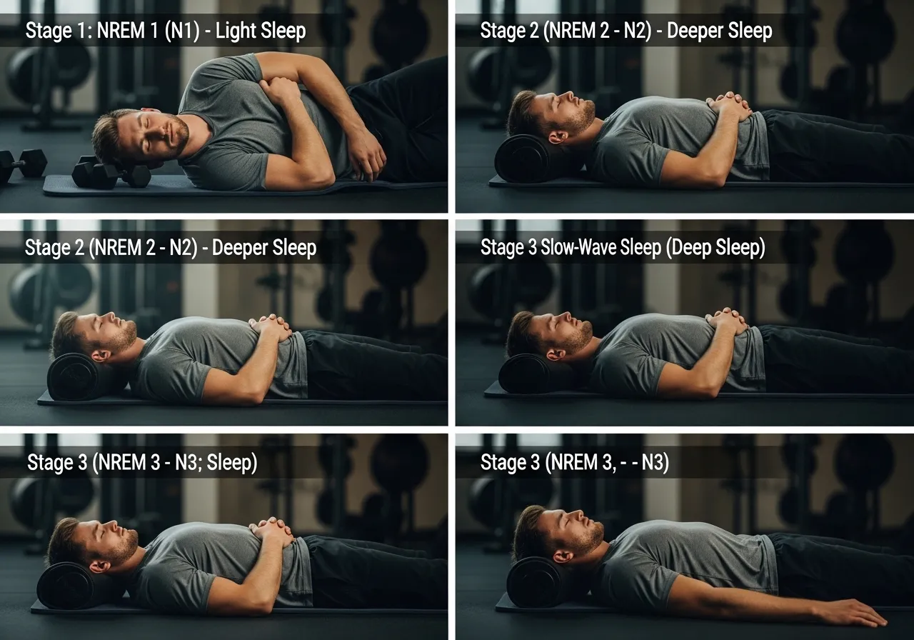why sleep is the foundation of injury prevention, professional fitness photography, natural gym lighting, high-detail, sharp focus, photorealistic, authentic and motivating atmosphere